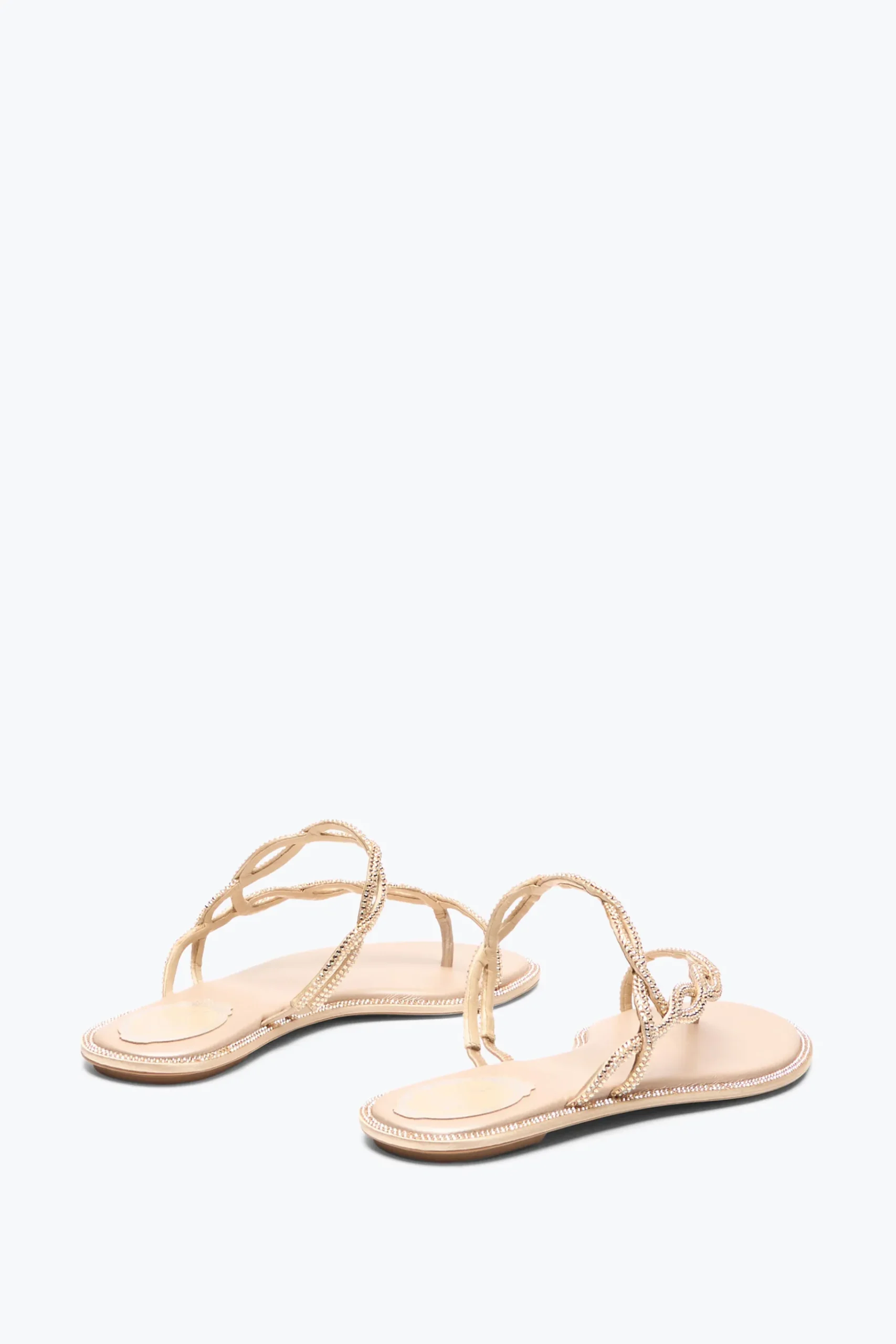 Per Le Invitate|Collezione Sposa^Rene Caovilla SANDALO FLAT BRAID 10 Nude