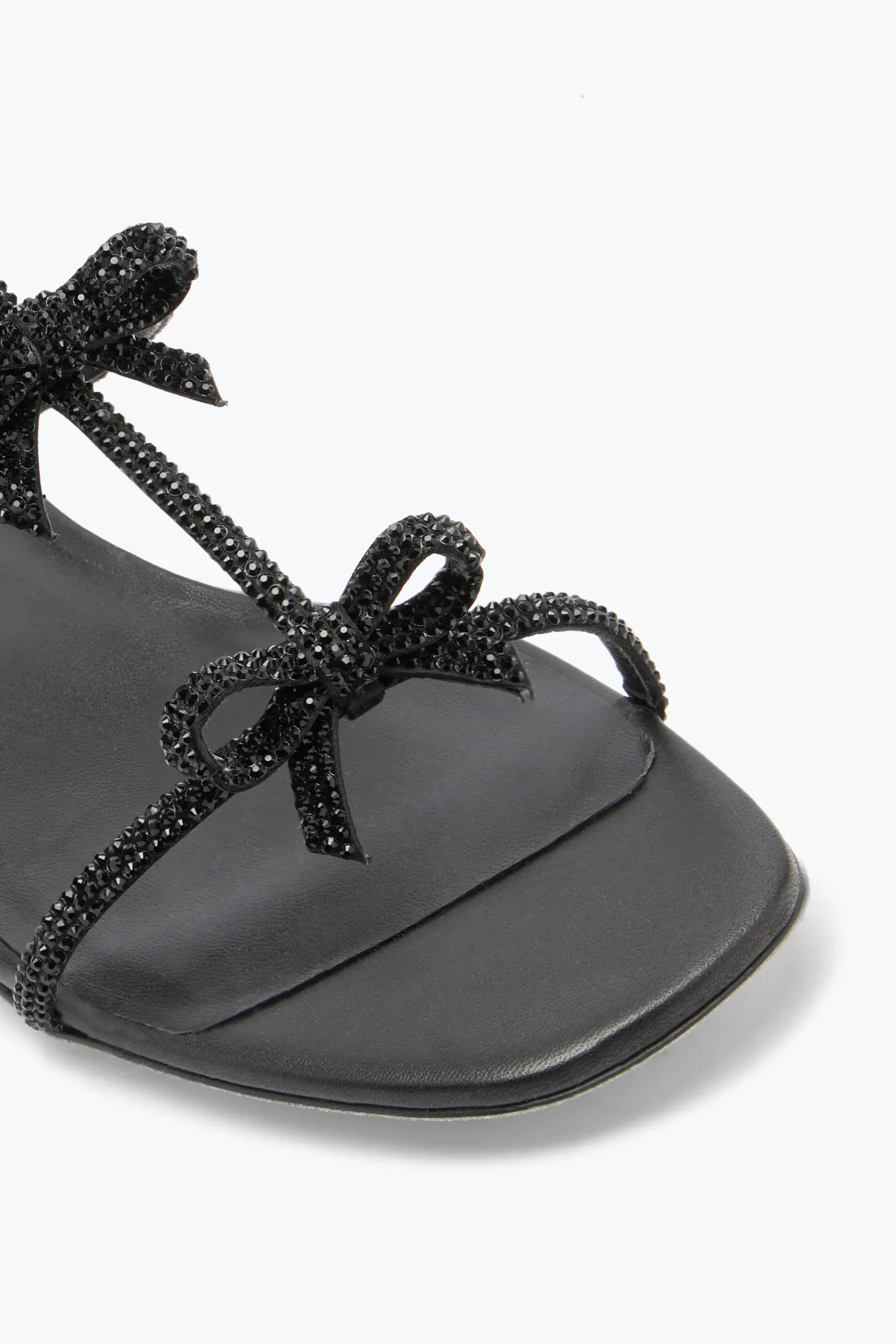 Flat^Rene Caovilla Sandalo Flat Caterina 10 Nero