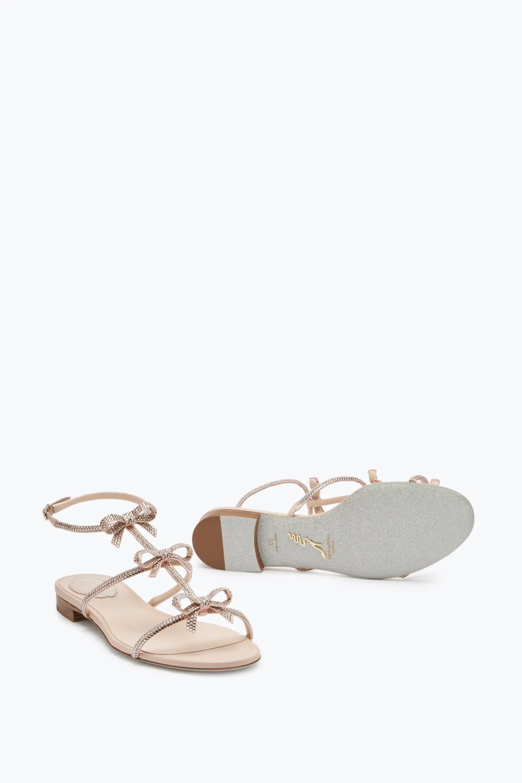 Flat|Sandali^Rene Caovilla Sandalo Flat Caterina 10 Nude