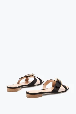 Mule^Rene Caovilla SANDALO FLAT MARTHA 10 Nero