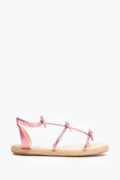 Flat^Rene Caovilla SANDALO FLATFORM CATERINA CONFETTO 10 Rosa