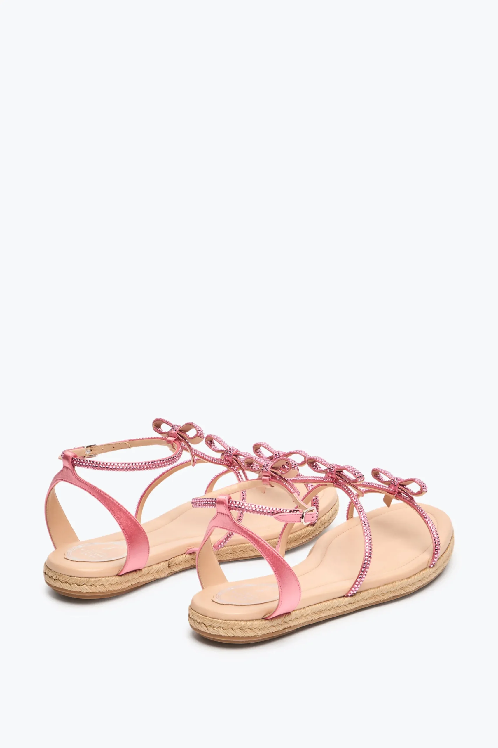 Flat^Rene Caovilla SANDALO FLATFORM CATERINA CONFETTO 10 Rosa