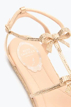 Flat^Rene Caovilla SANDALO FLATFORM CATERINA 10 Nude