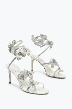 Collezione Sposa|Sandali^Rene Caovilla Sandalo Floriane 80 Bianco