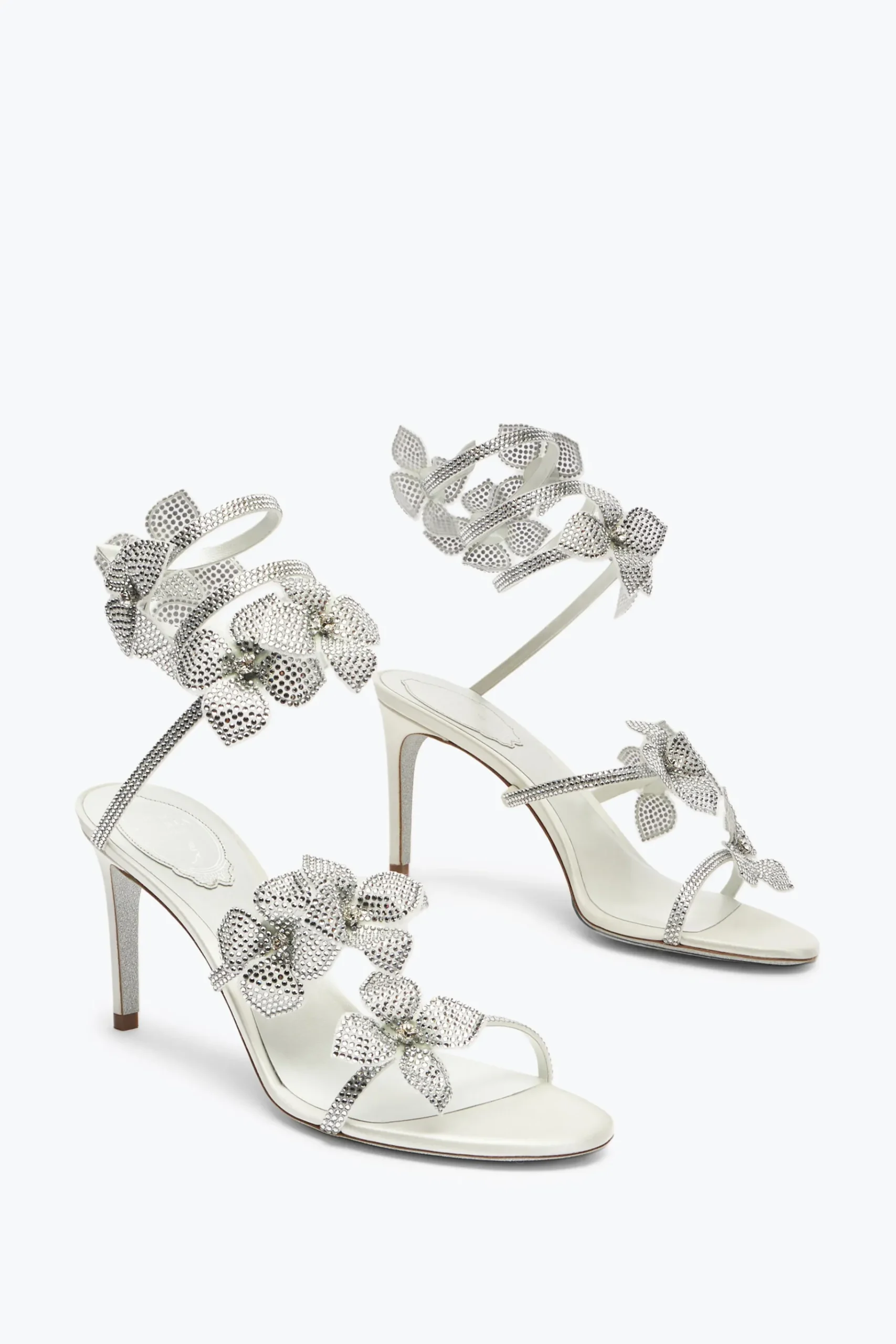 Collezione Sposa|Sandali^Rene Caovilla Sandalo Floriane 80 Bianco