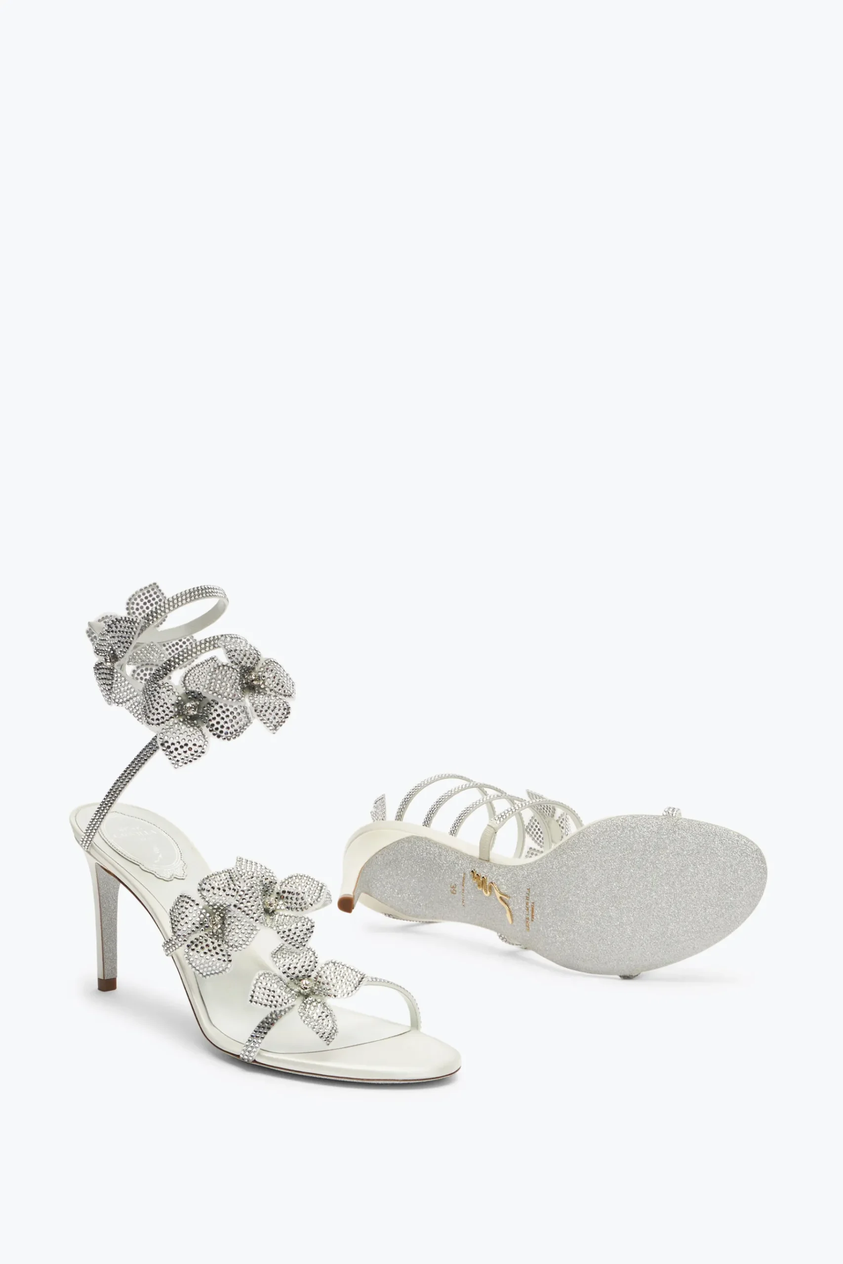 Collezione Sposa|Sandali^Rene Caovilla Sandalo Floriane 80 Bianco