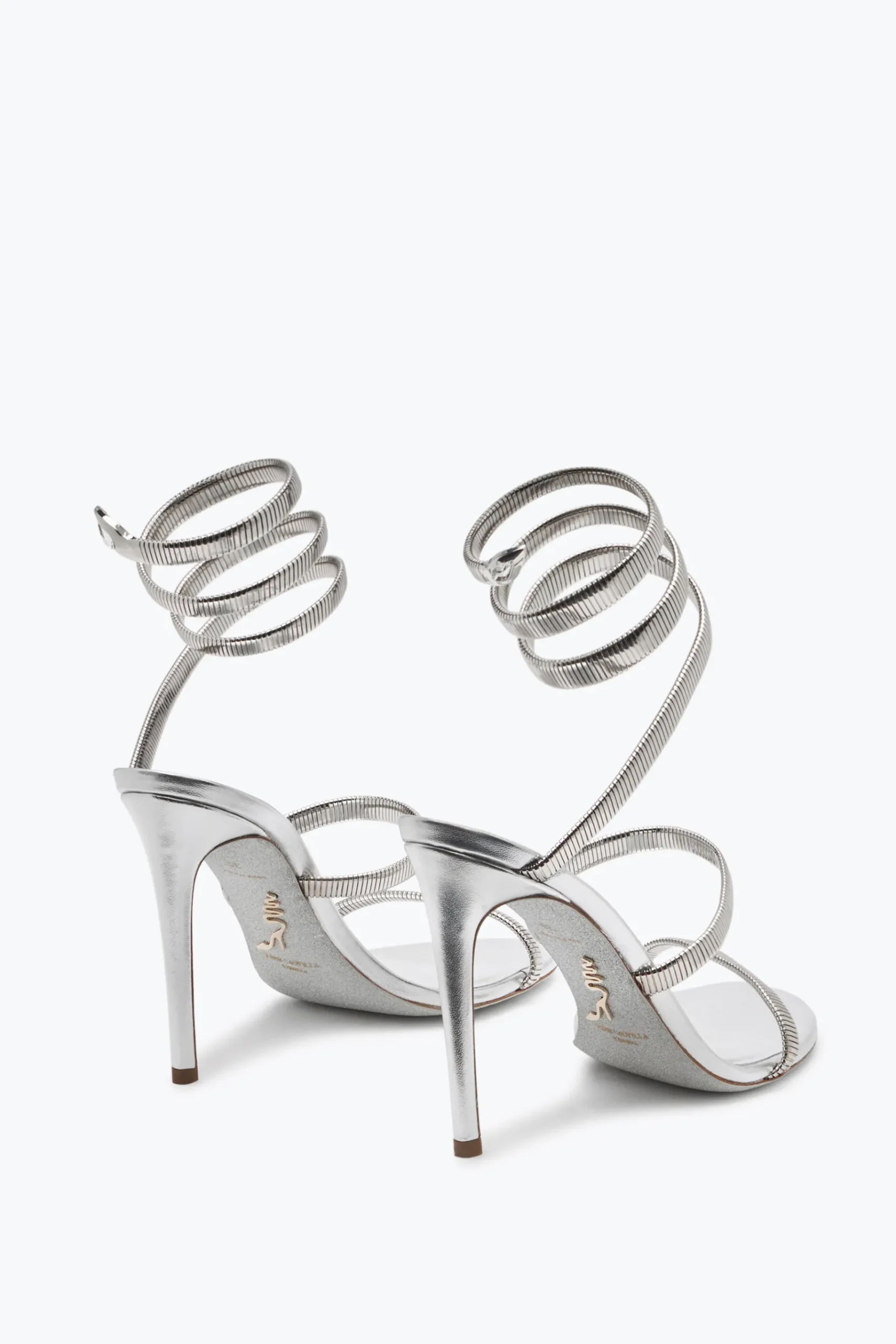 Icone|Sandali^Rene Caovilla Sandalo Juniper Metal 105 Argento