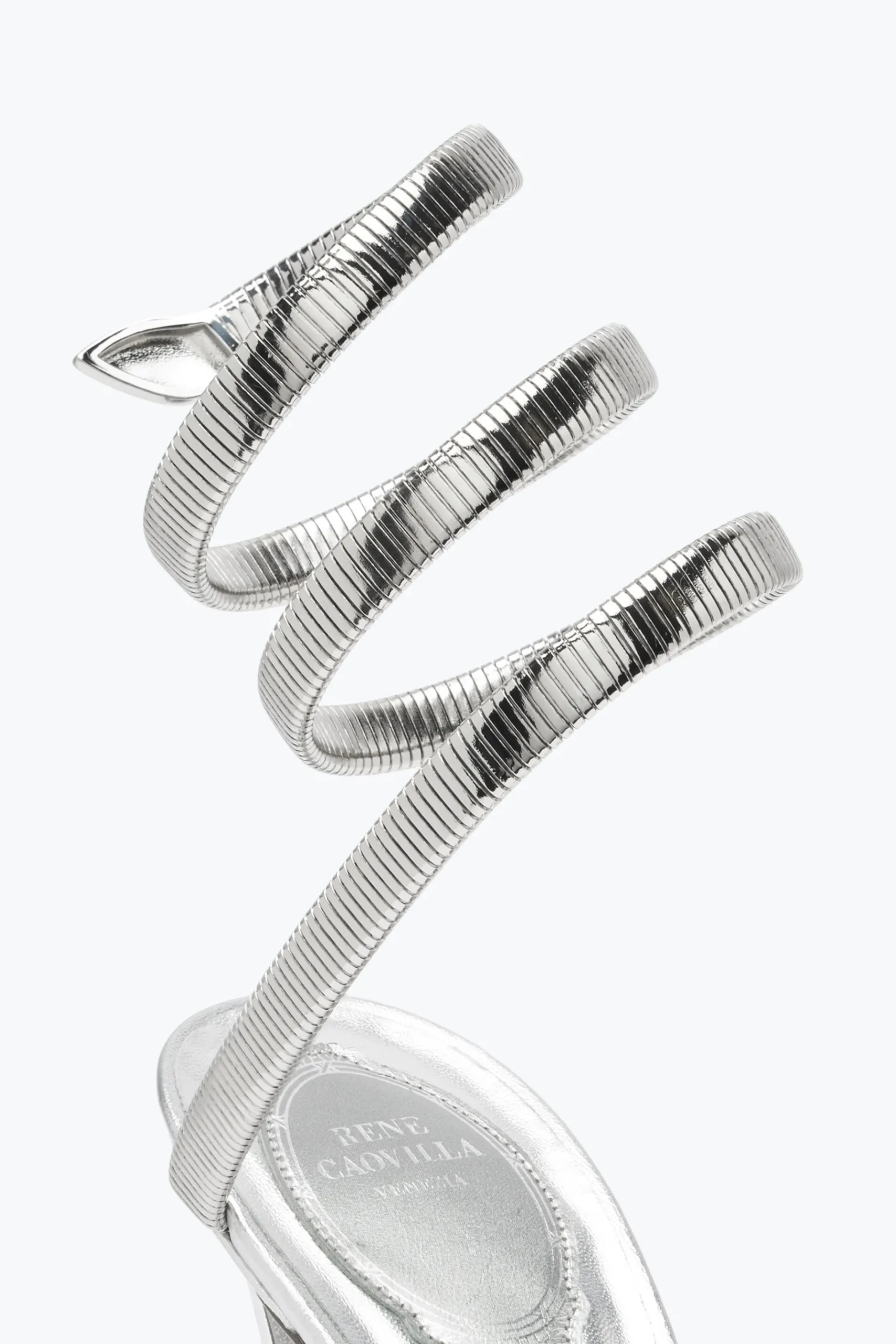 Icone|Sandali^Rene Caovilla Sandalo Juniper Metal 105 Argento