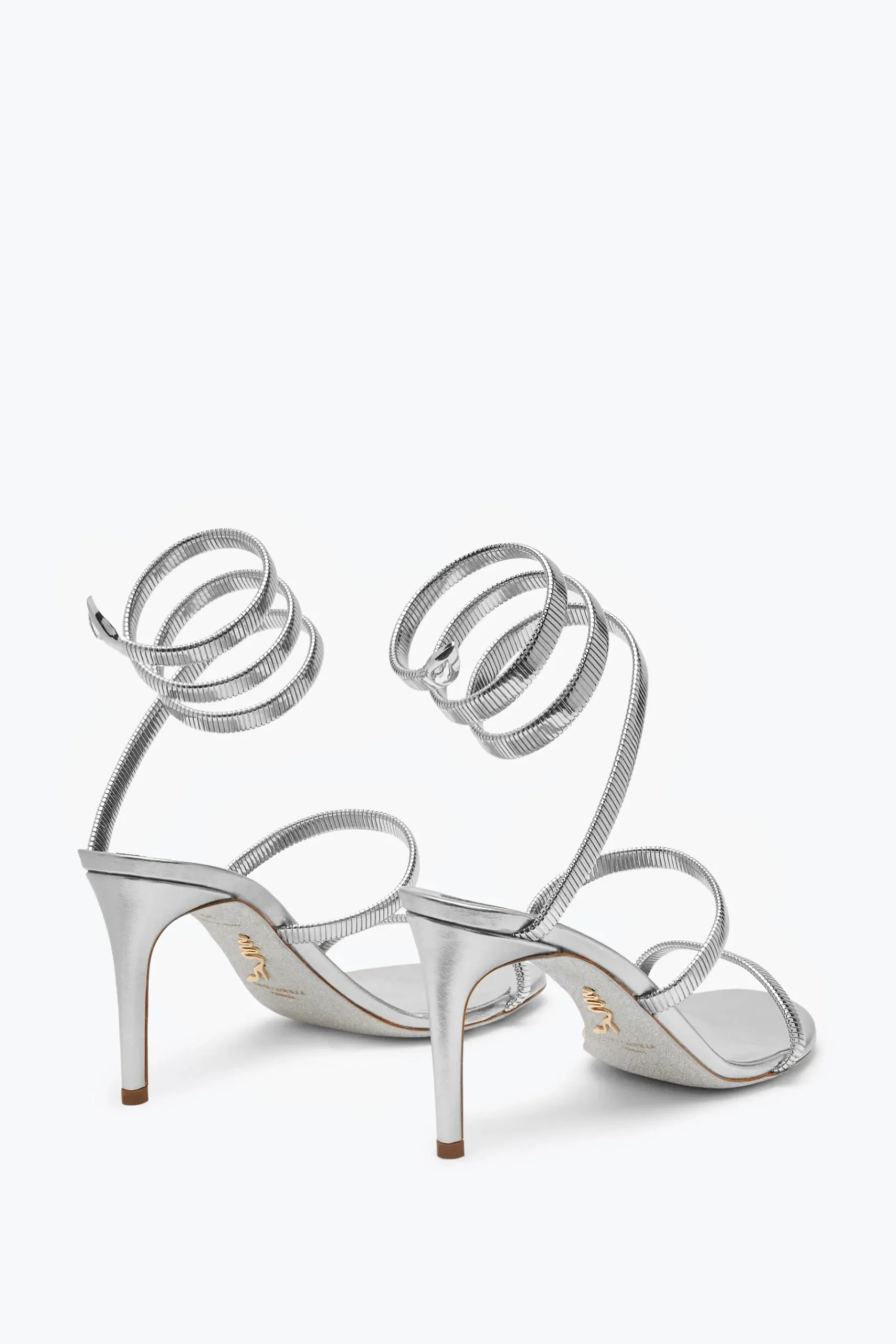 Icone|Sandali^Rene Caovilla Sandalo Juniper Metal 80 Argento