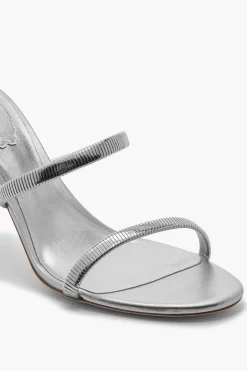 Icone|Sandali^Rene Caovilla Sandalo Juniper Metal 80 Argento