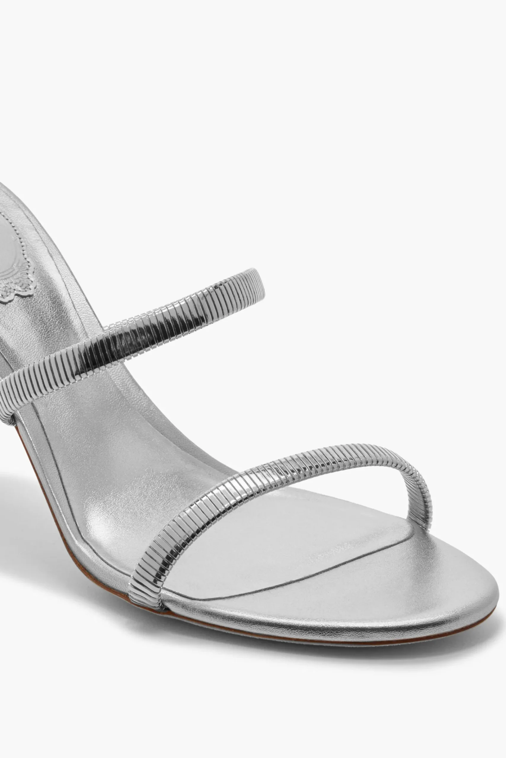 Icone|Sandali^Rene Caovilla Sandalo Juniper Metal 80 Argento