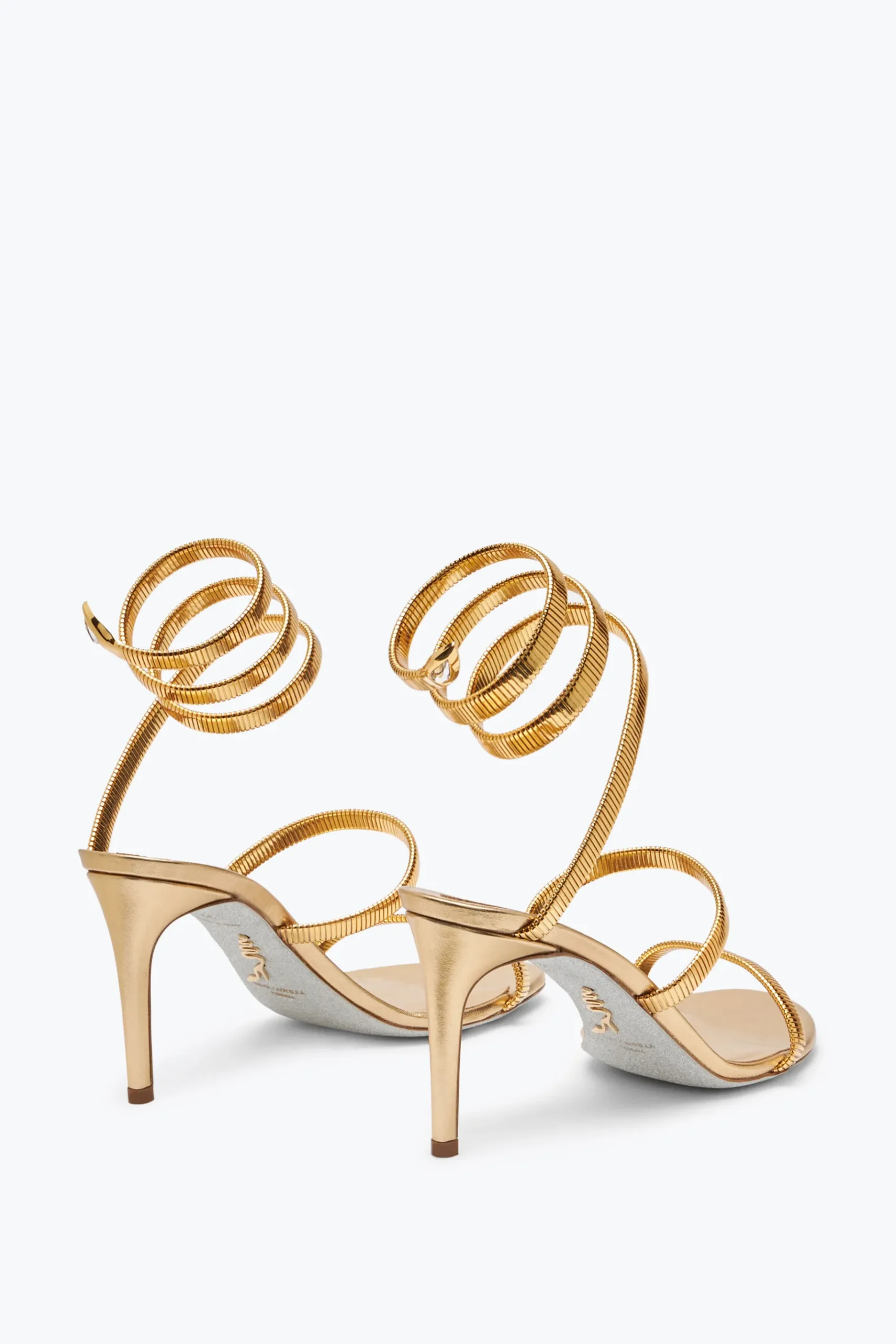 Icone|Sandali^Rene Caovilla Sandalo Juniper Metal 80 Oro