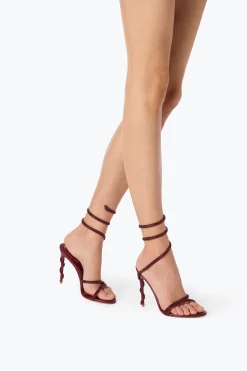 Sandali^Rene Caovilla SANDALO MARGOT BORDEAUX 105 Rosso
