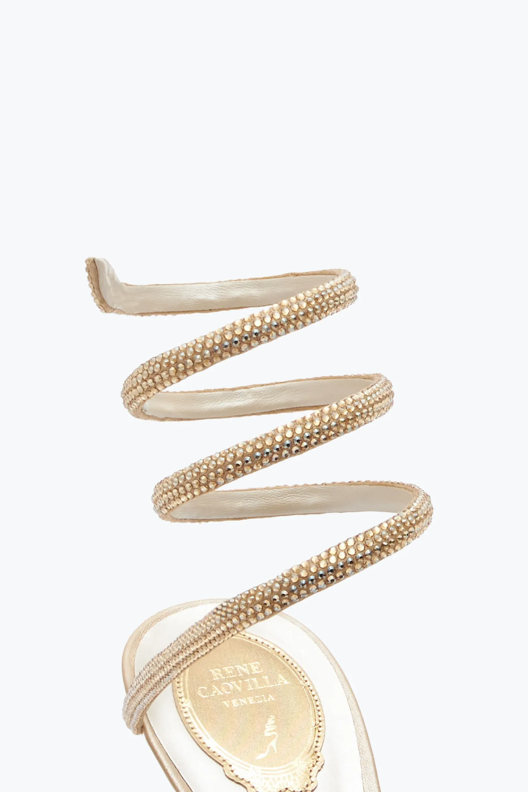 Clutch|Clutch^Rene Caovilla Sandalo Margot 80 Miele