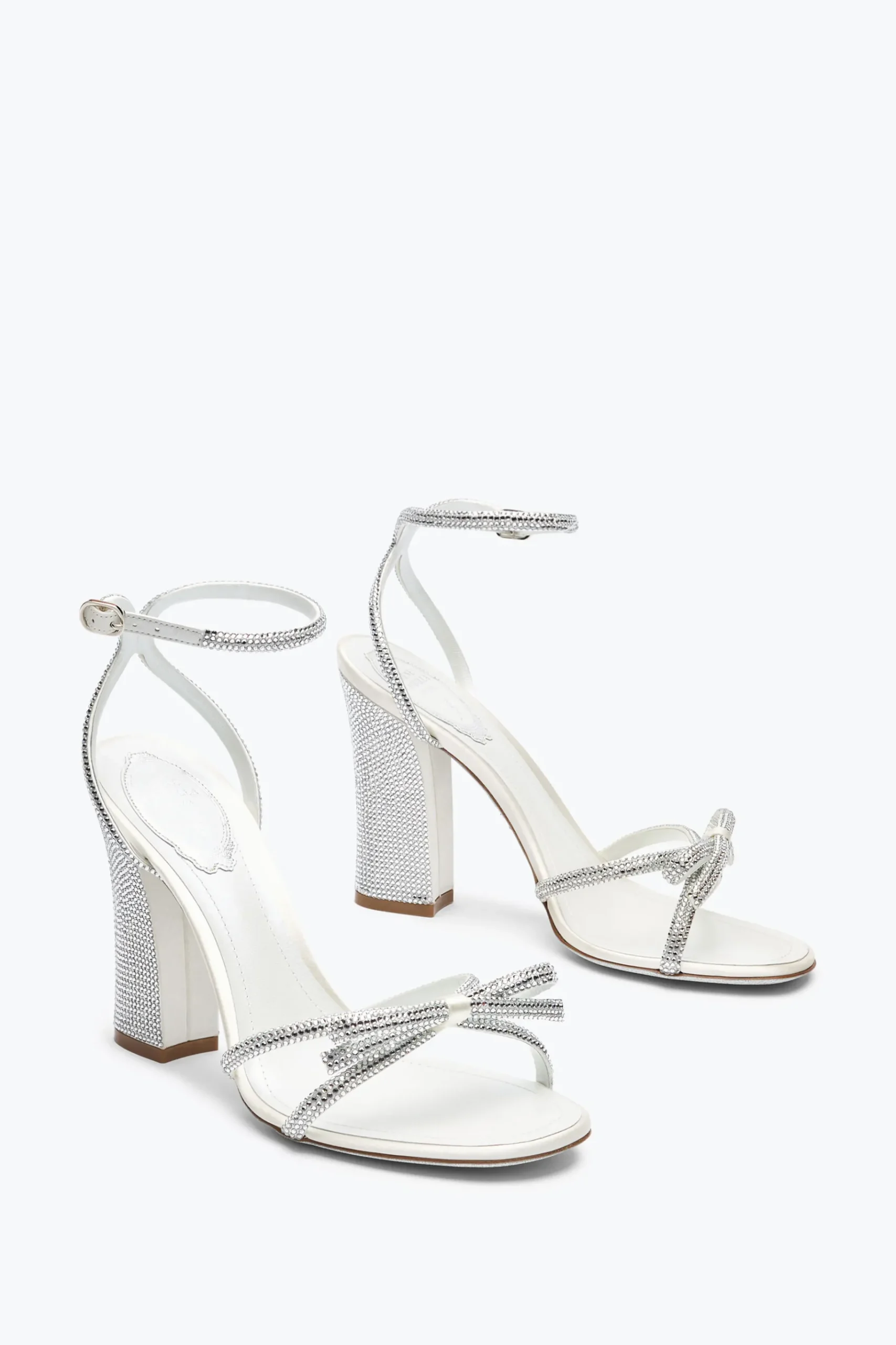Collezione Sposa|Sandali^Rene Caovilla SANDALO NICOLE AVORIO 105 Bianco