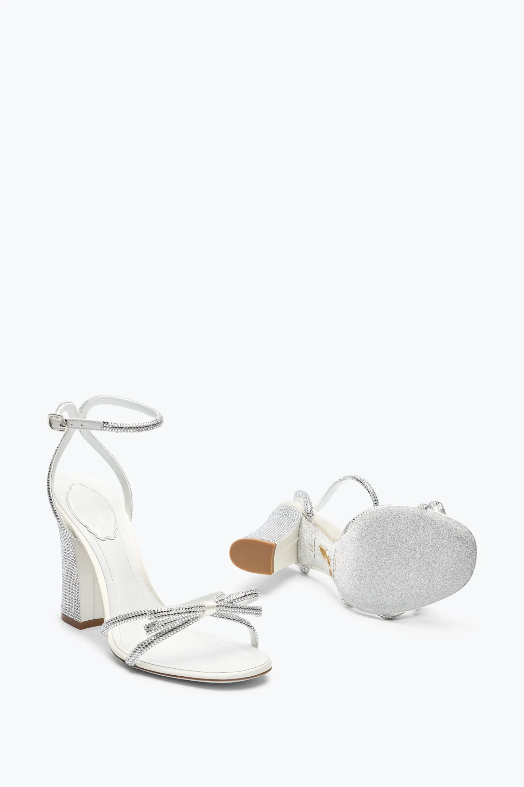 Collezione Sposa|Sandali^Rene Caovilla SANDALO NICOLE AVORIO 105 Bianco