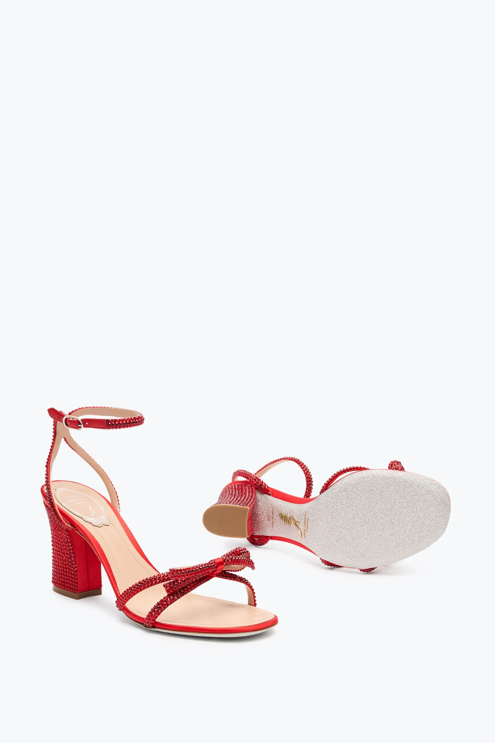 Sandali^Rene Caovilla SANDALO NICOLE 80 Rosso
