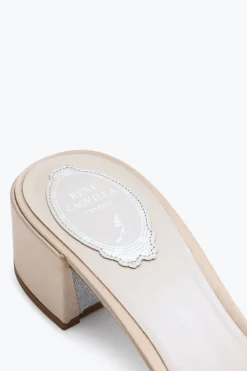 Per Le Invitate|Per Le Damigelle^Rene Caovilla Sandalo Slider Cinderella 40 Nude