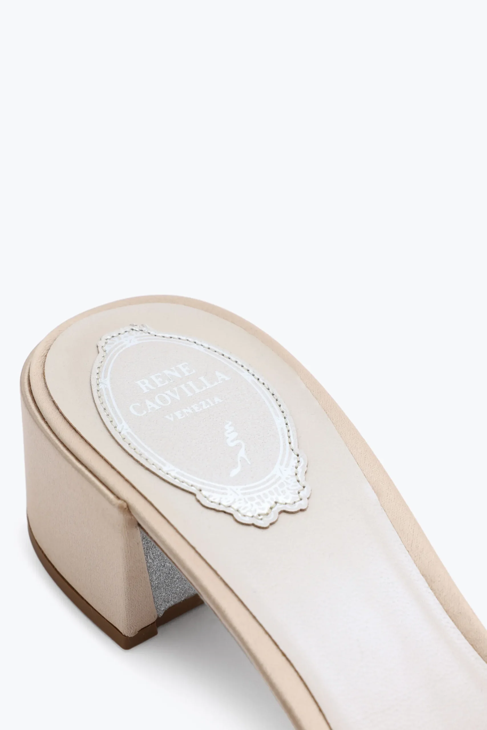 Per Le Invitate|Per Le Damigelle^Rene Caovilla Sandalo Slider Cinderella 40 Nude
