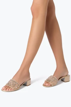 Per Le Invitate|Per Le Damigelle^Rene Caovilla Sandalo Slider Cinderella 40 Nude