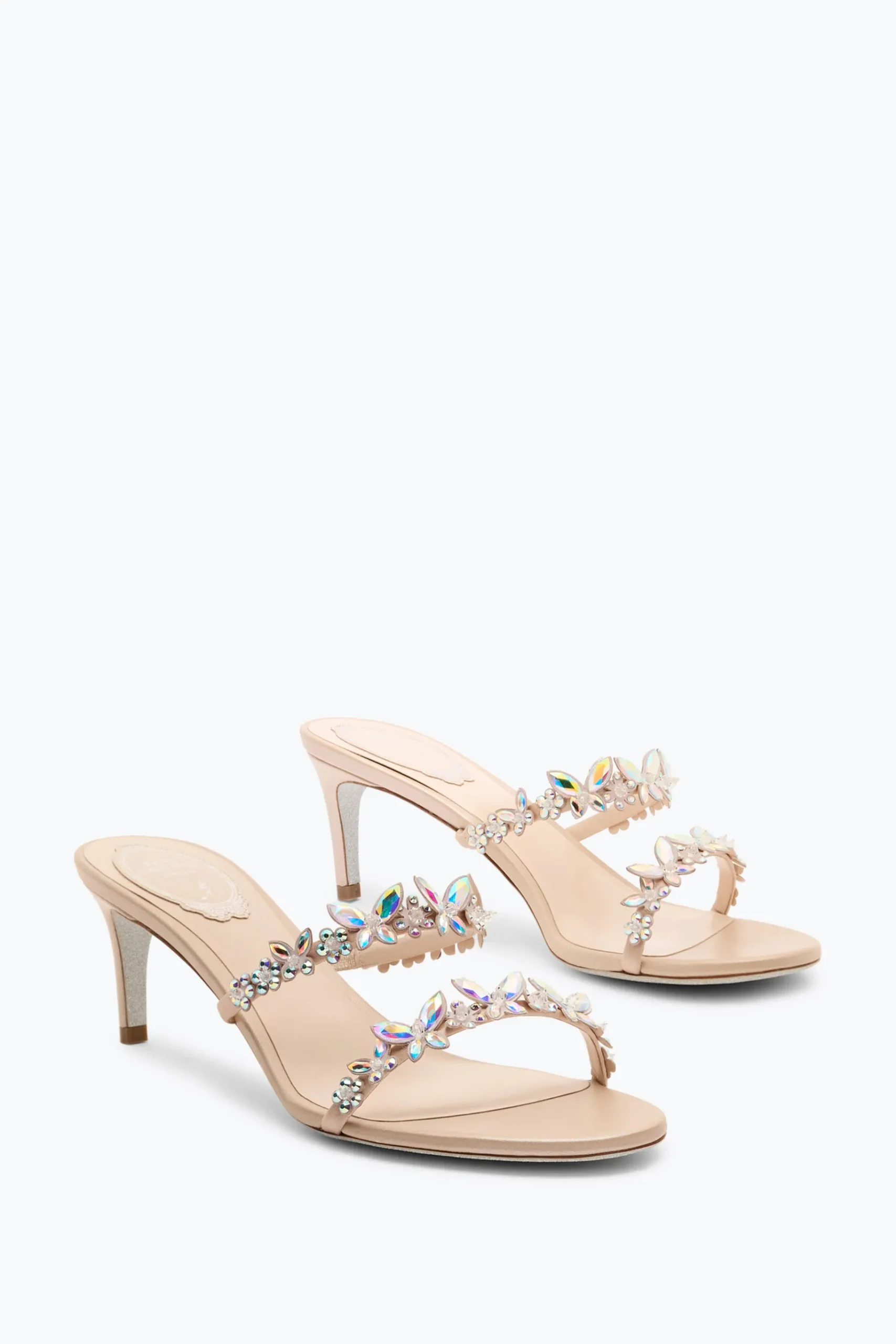 Mule|Per Le Invitate^Rene Caovilla SANDALO SLIDER EDEN 60 Nude