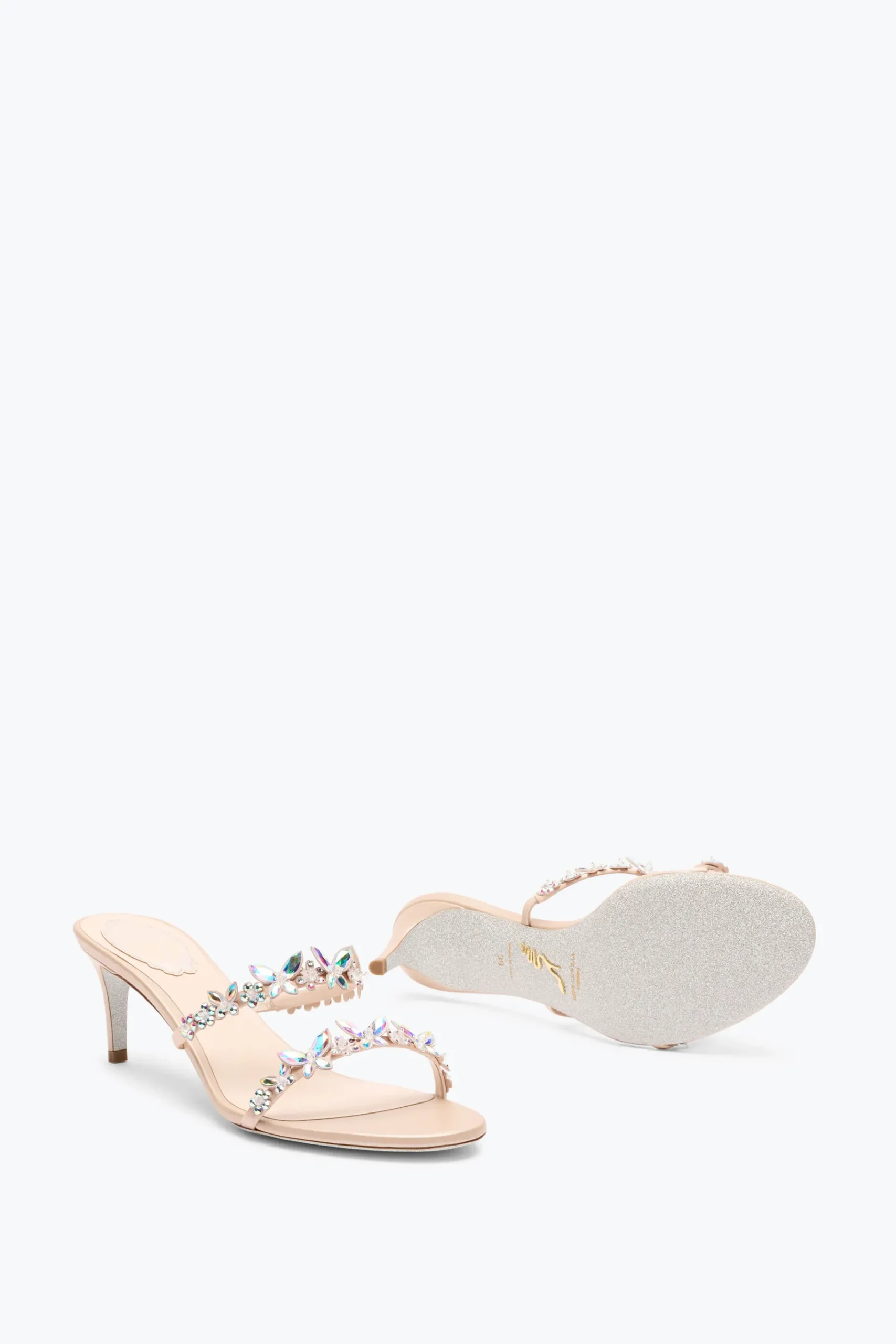 Mule|Per Le Invitate^Rene Caovilla SANDALO SLIDER EDEN 60 Nude