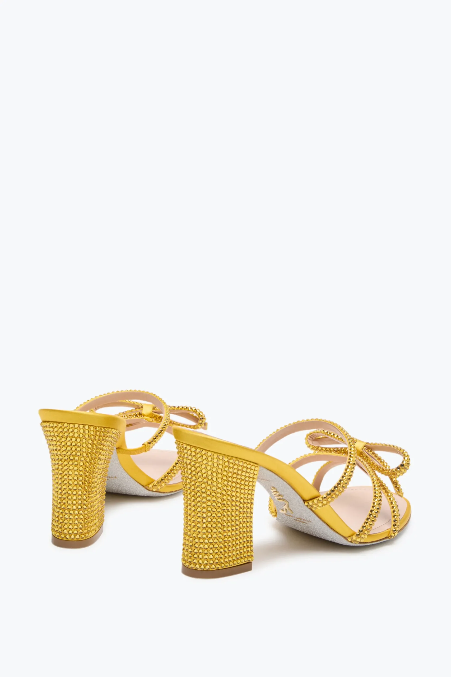 Mule^Rene Caovilla SANDALO SLIDER NICOLE 80 Giallo