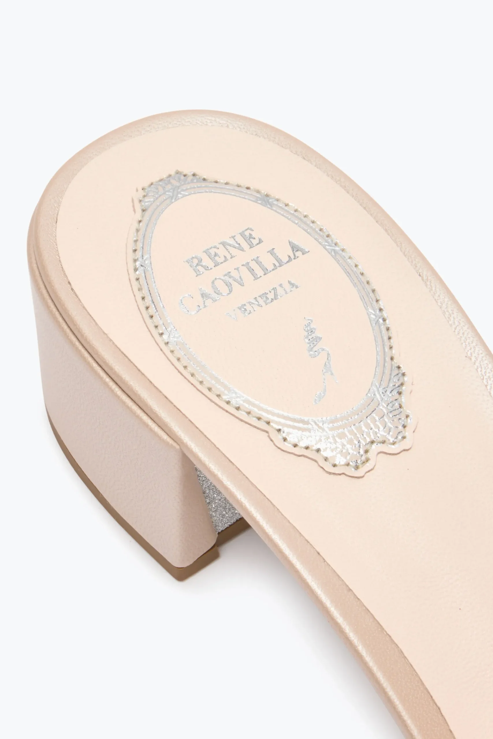 Mule^Rene Caovilla SANDALO SLIDER VENEZIANA 40 Rosa Cipria