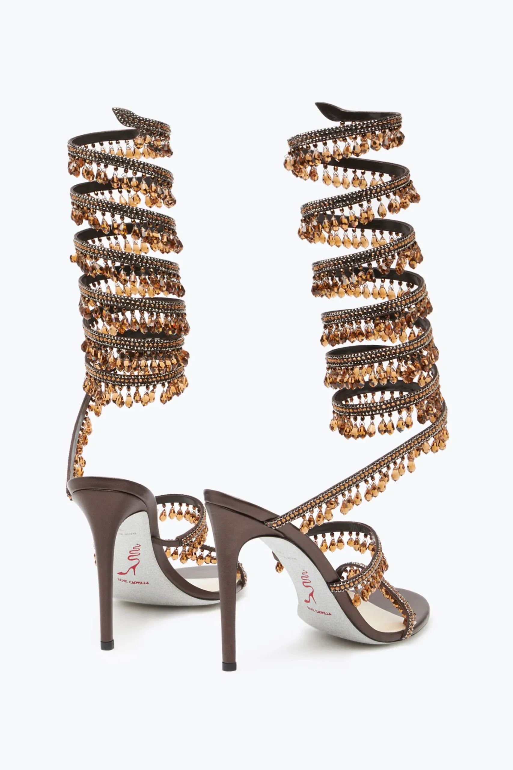 Icone|Sandali^Rene Caovilla SANDALO SUPER CHANDELIER BRONZO 105 Marrone