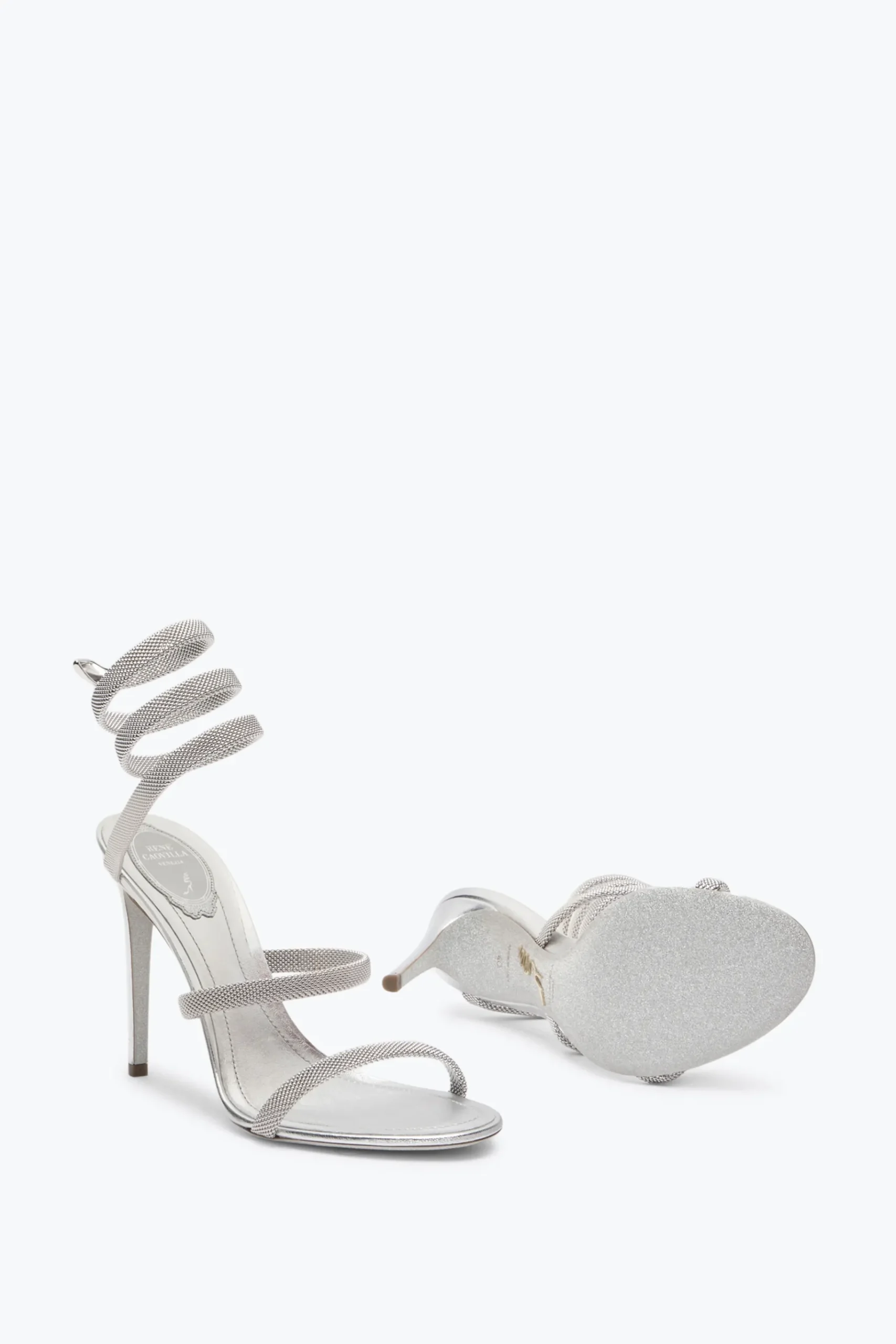 Per Le Invitate|Sandali^Rene Caovilla Sandalo Trigold Cleo 105 Argento