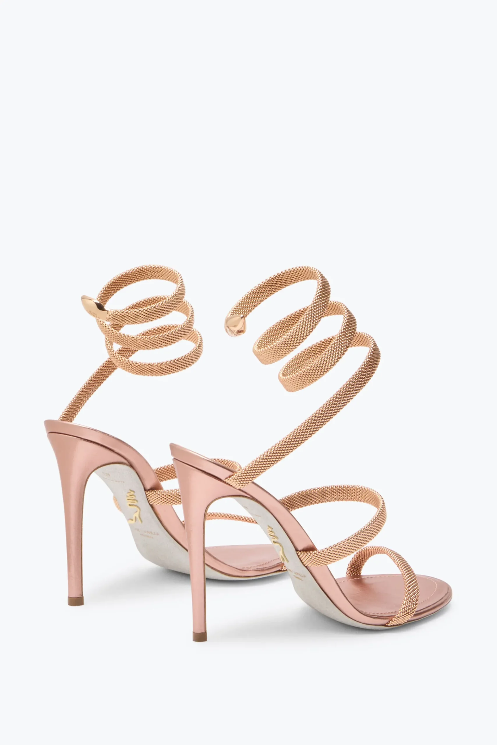 Per Le Invitate|Sandali^Rene Caovilla Sandalo Trigold Cleo 105 Oro rosa