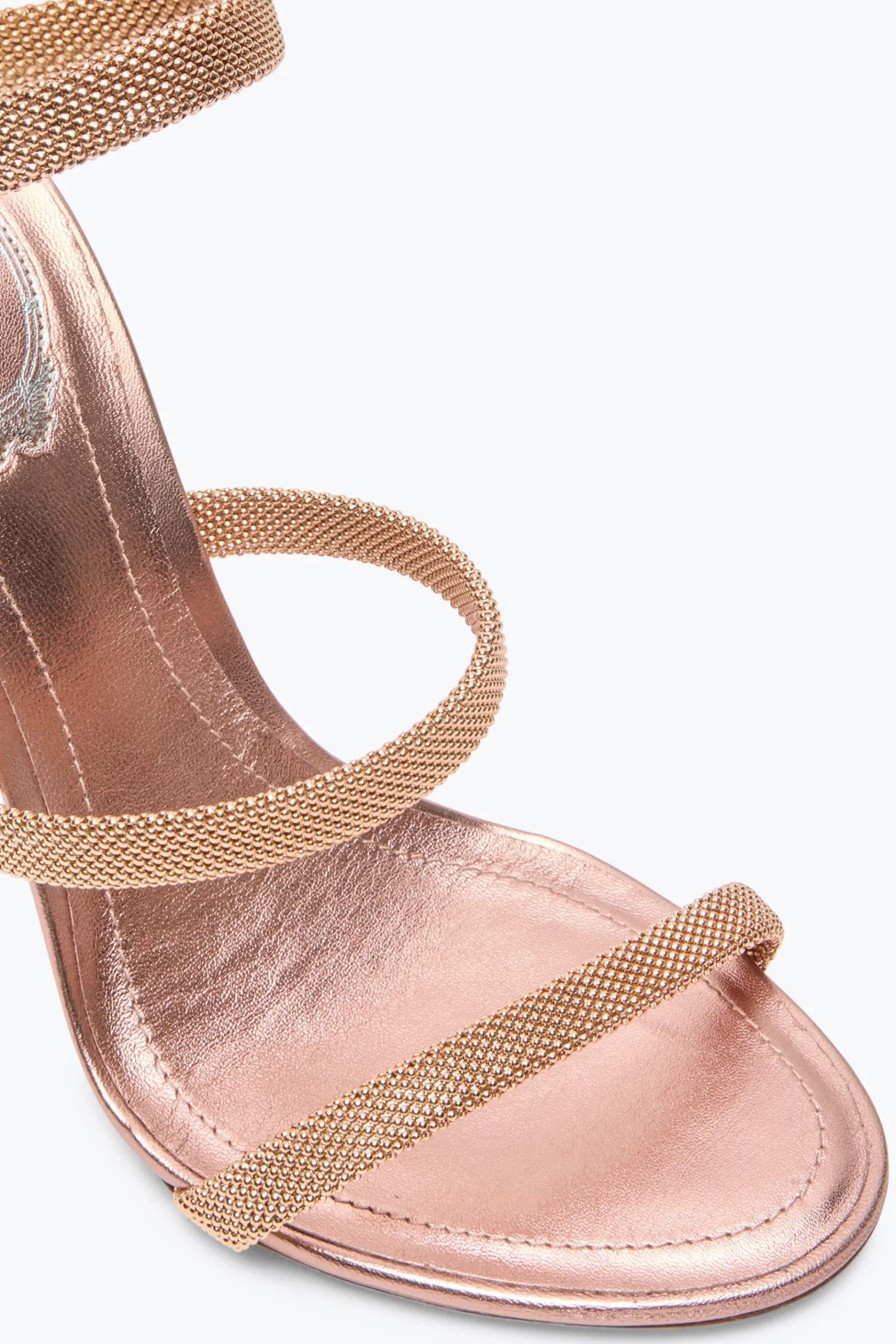 Per Le Invitate|Sandali^Rene Caovilla Sandalo Trigold Cleo 105 Oro rosa
