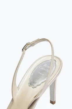 Slingback^Rene Caovilla Slingback Cinderella 75 Argento
