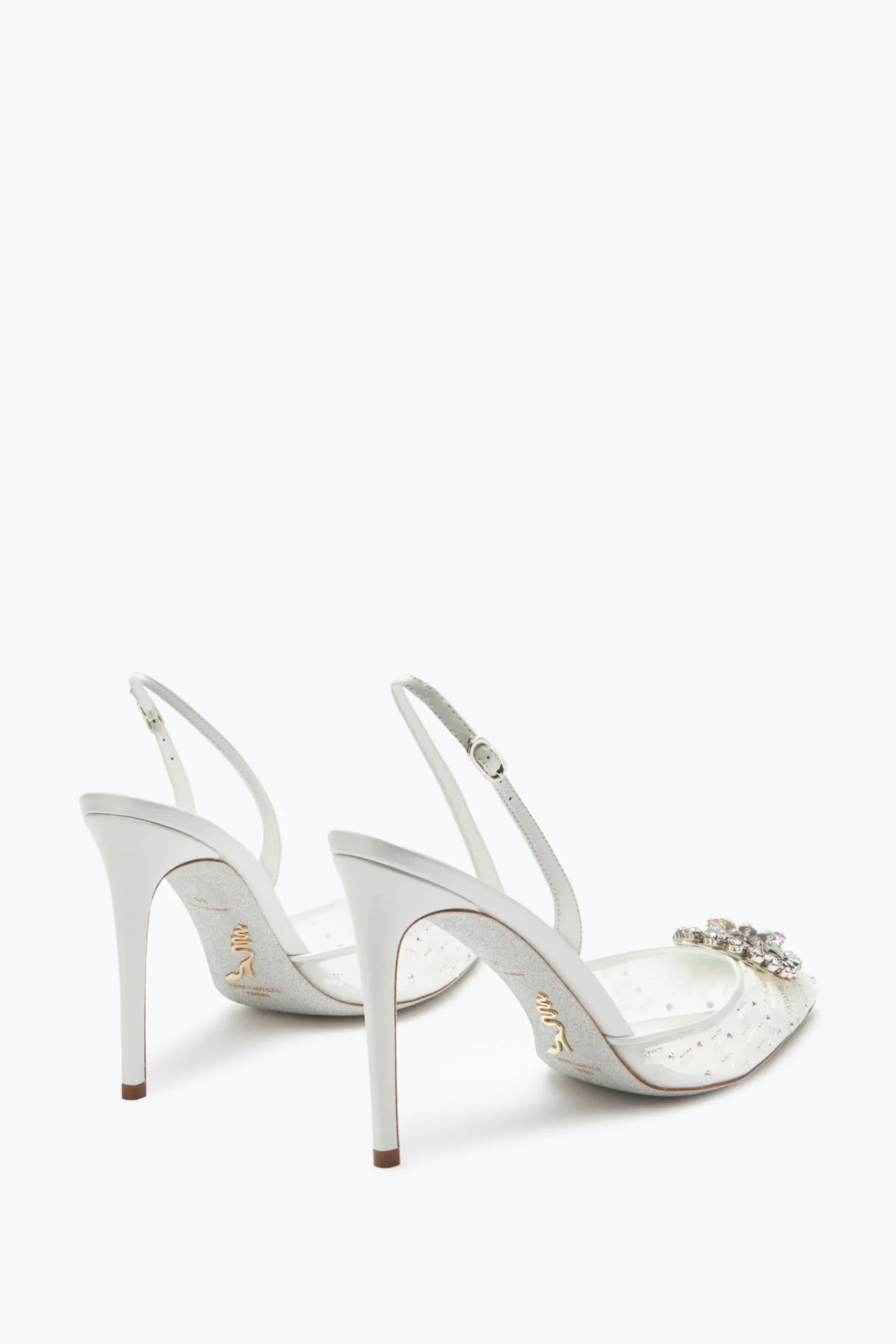 Slingback^Rene Caovilla Slingback Barbara Bianca 105 Bianco