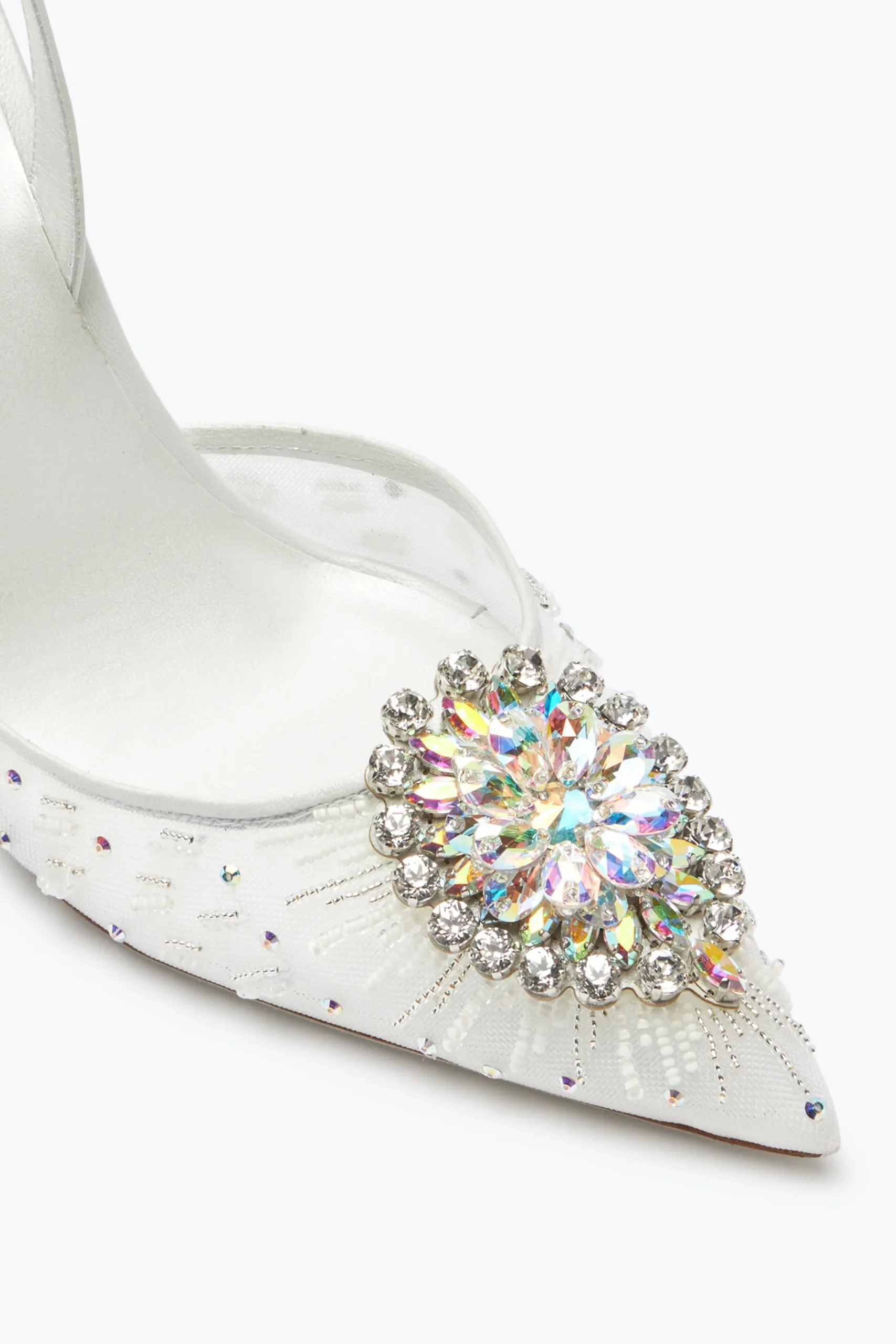 Slingback^Rene Caovilla Slingback Barbara Bianca 105 Bianco