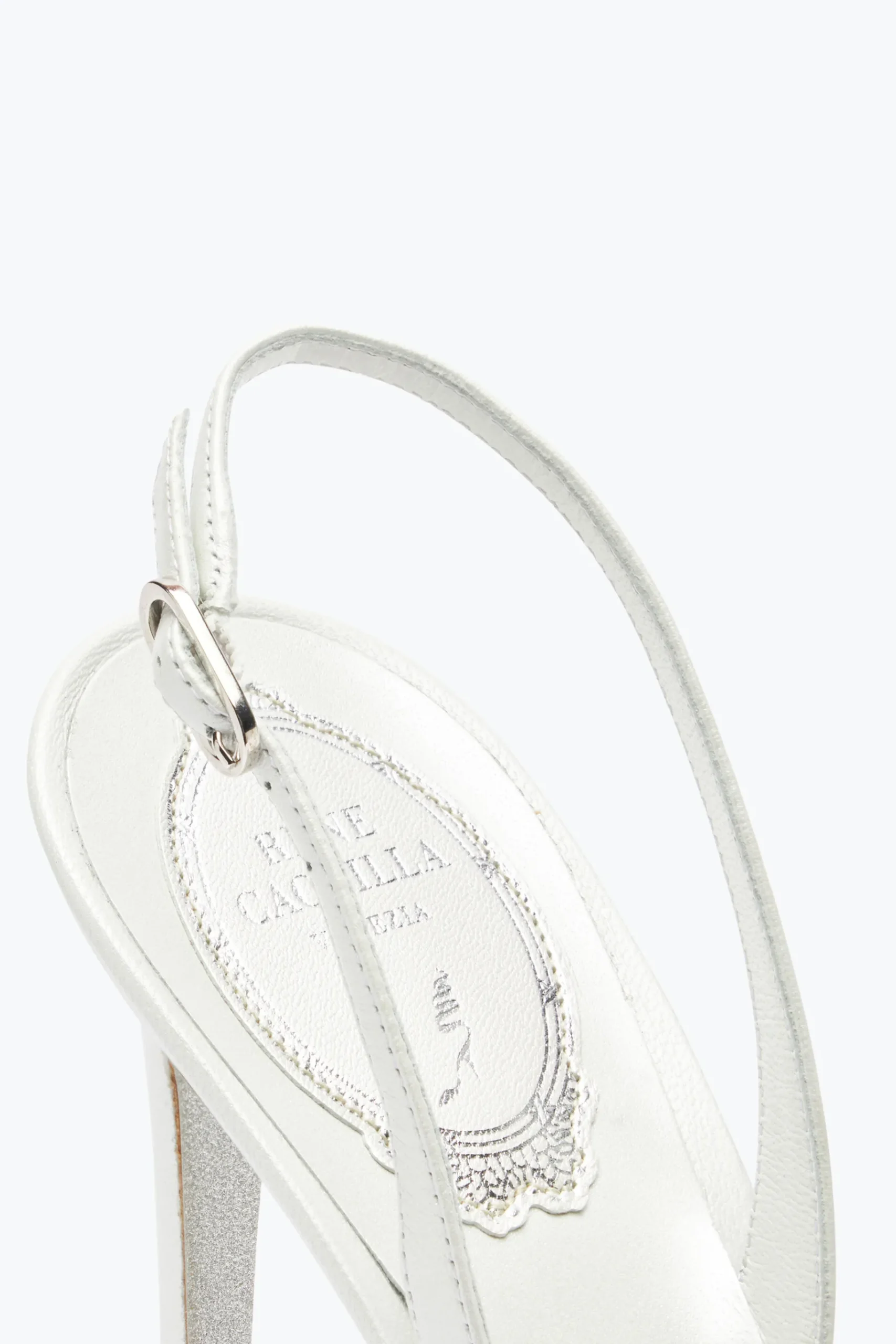 Slingback^Rene Caovilla Slingback Barbara Bianca 105 Bianco