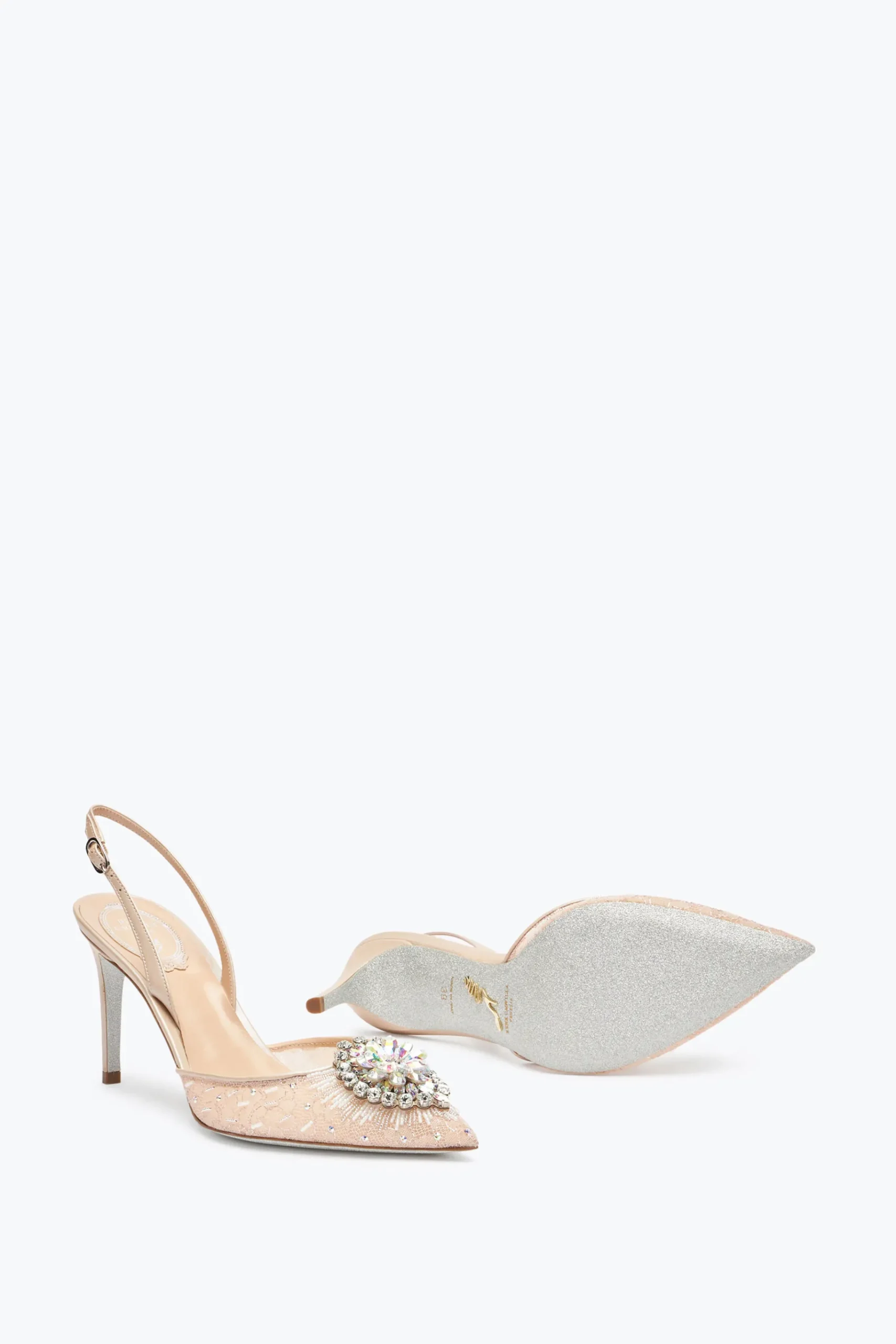Slingback^Rene Caovilla Slingback Barbara Nude 80 Carne