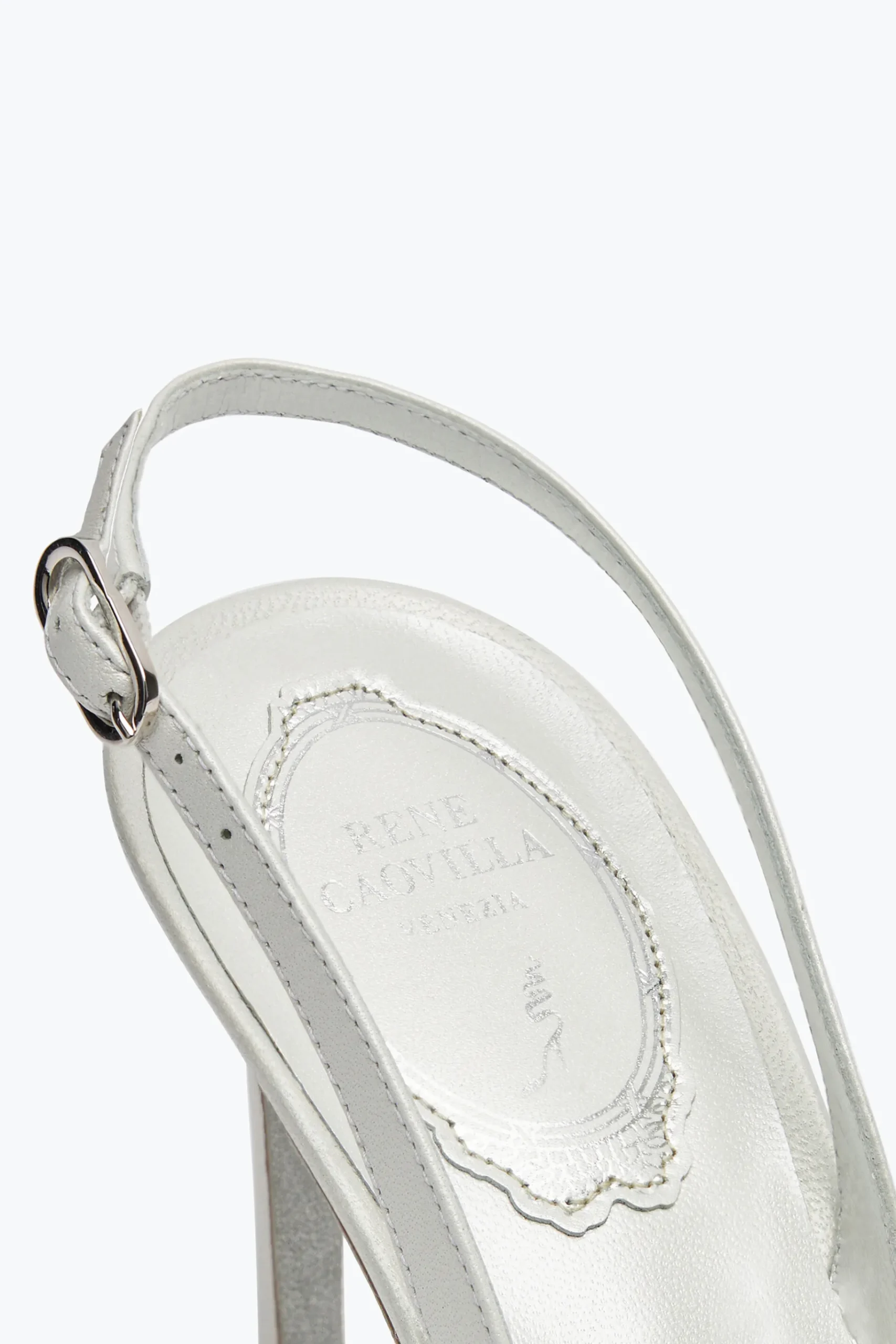 Slingback^Rene Caovilla Slingback Cinderella Bianca 80 Bianco