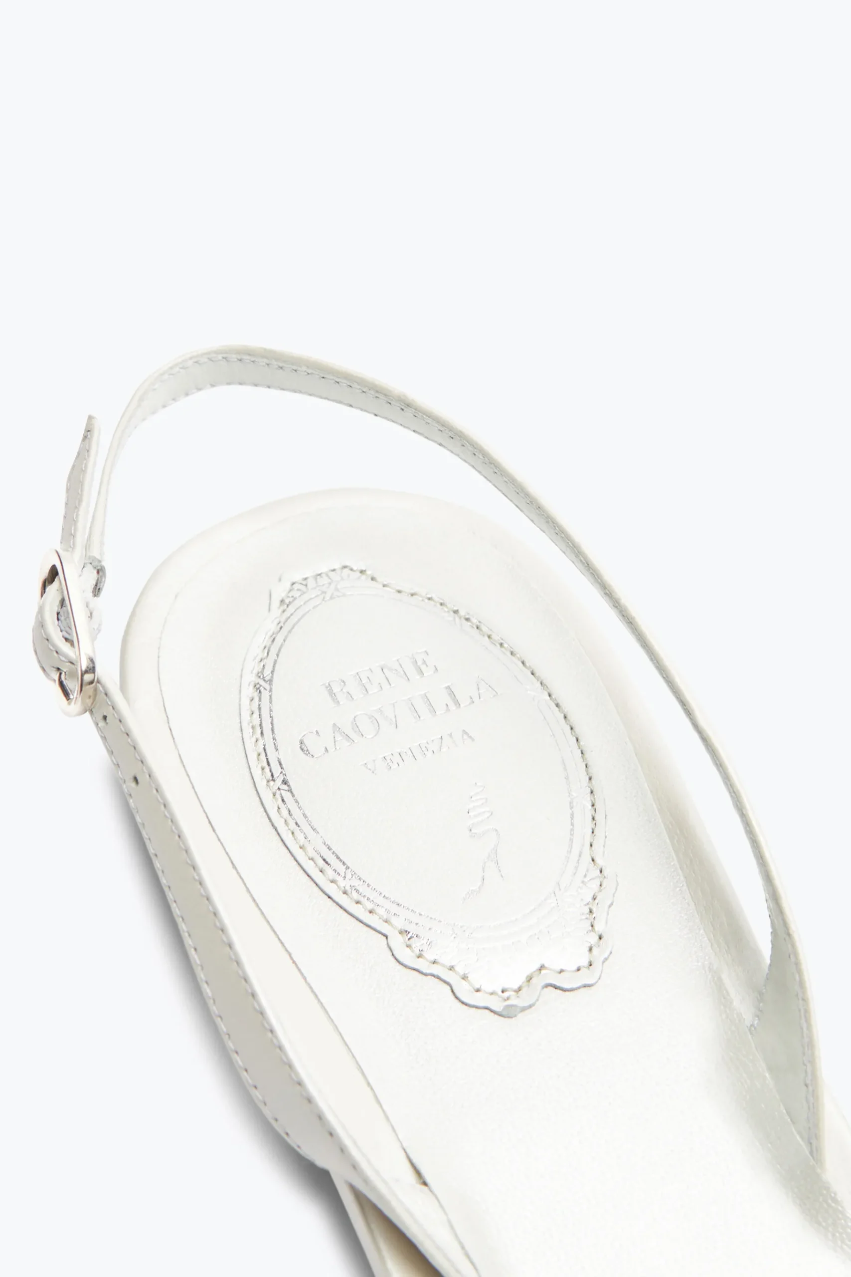 Collezione Sposa|Ballerine E Mocassini^Rene Caovilla Slingback Cinderella Bianca 10 Bianco