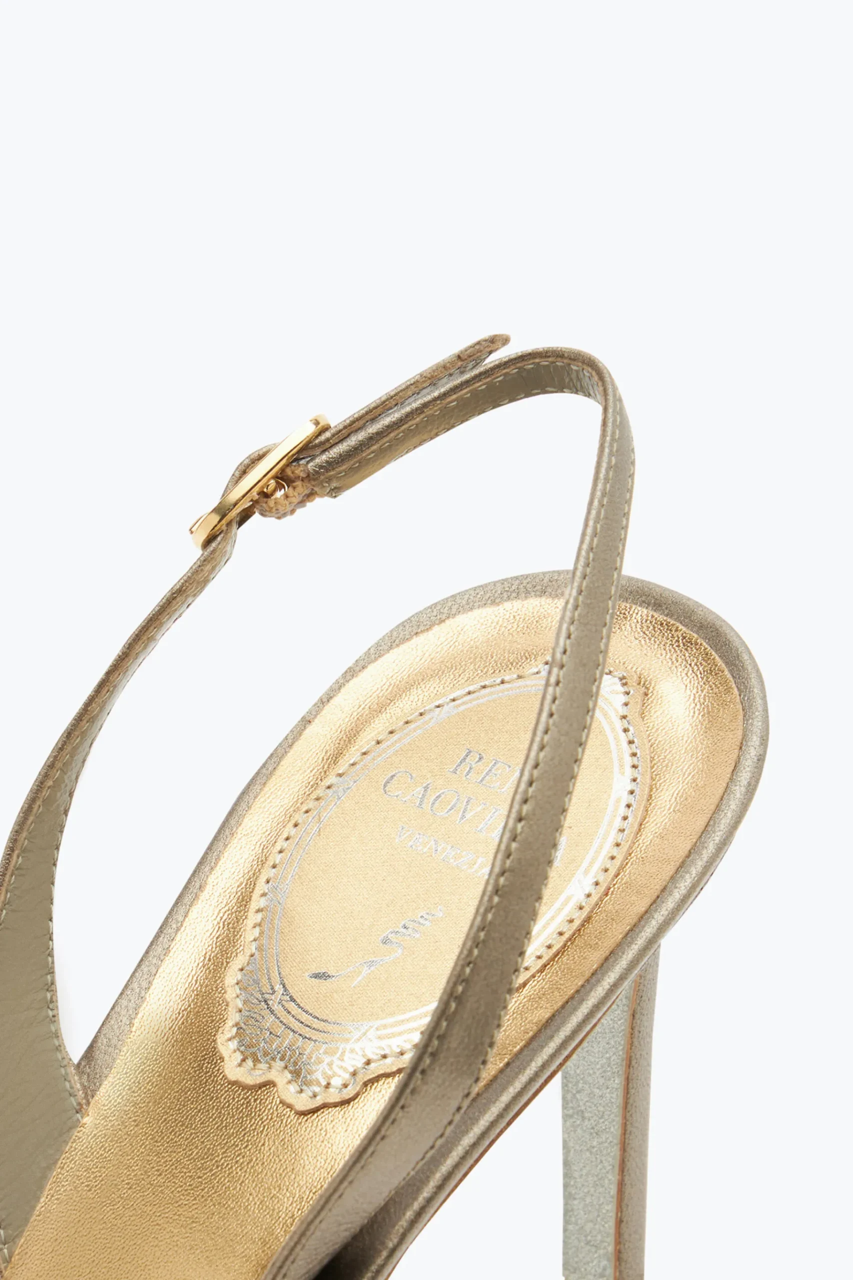 Slingback^Rene Caovilla Slingback Cinderella 80 Bronzo