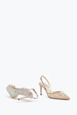 Slingback^Rene Caovilla Slingback Eleganti Cinderella 75 Rosa