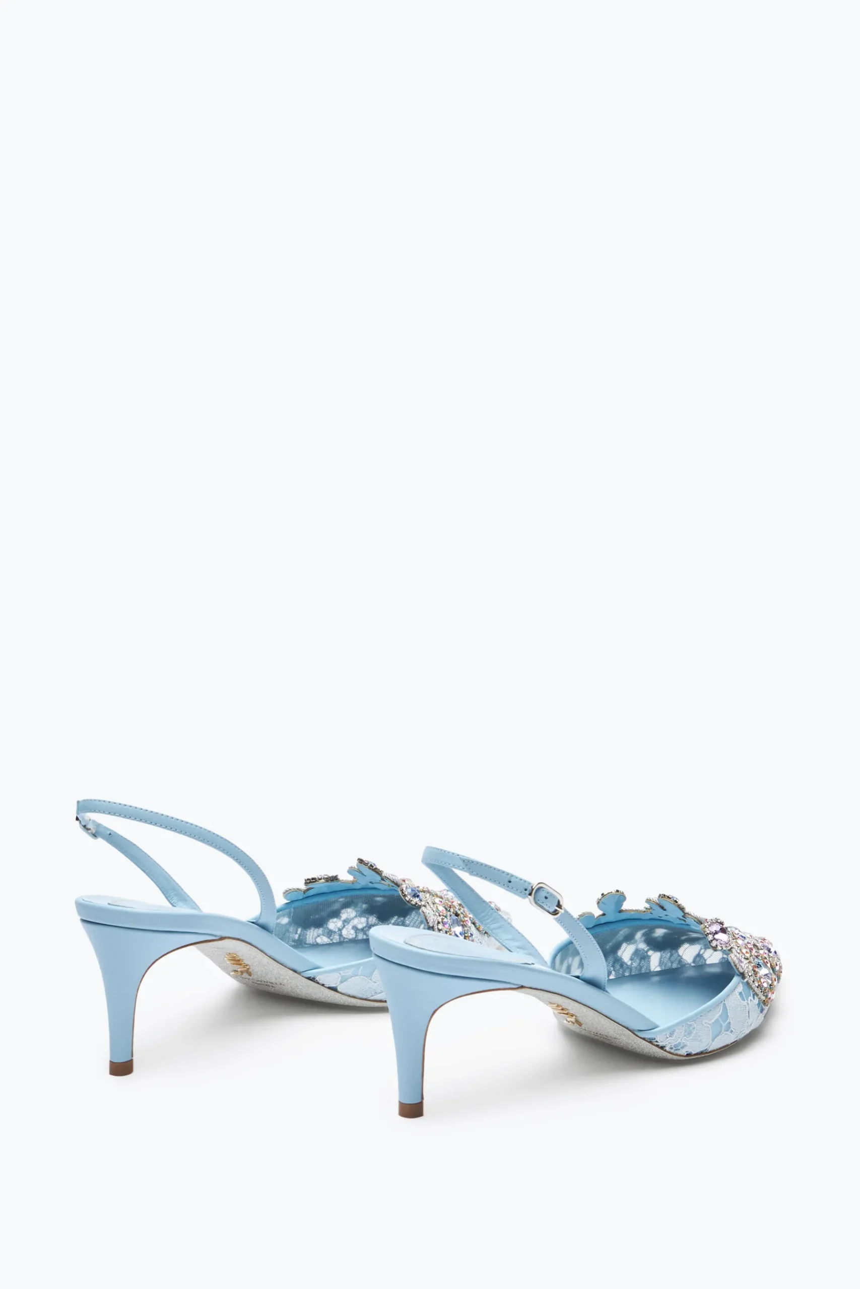 Slingback^Rene Caovilla Slingback Veneziana Azzurro Pastello 60 Blu