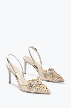 Slingback^Rene Caovilla SLINGBACK VENEZIANA 80 Champagne