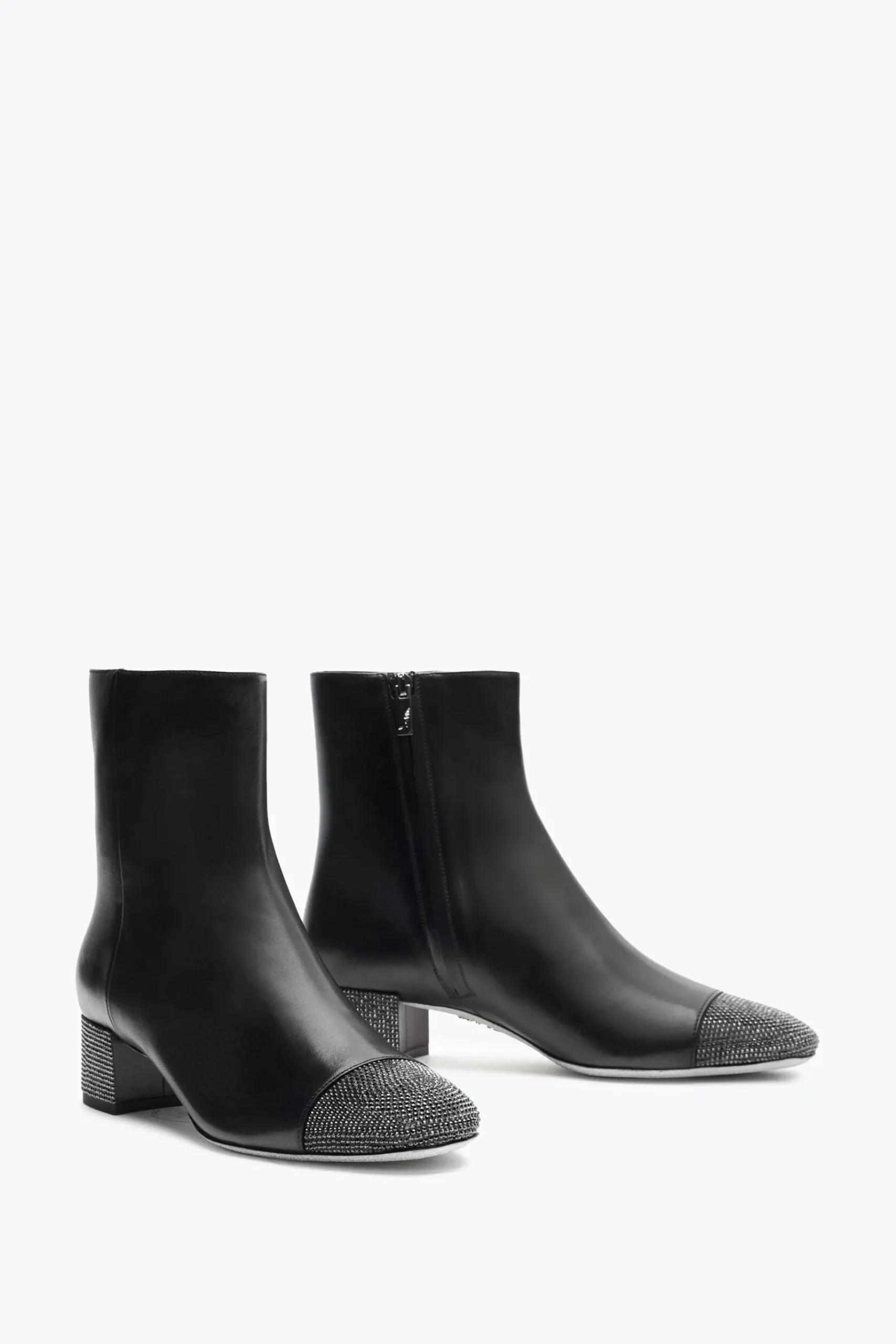 Stivali^Rene Caovilla Stivaletto Bonnie In Pelle Nera 40 Nero