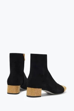 Stivali^Rene Caovilla Stivaletto Bonnie E Oro 40 Nero