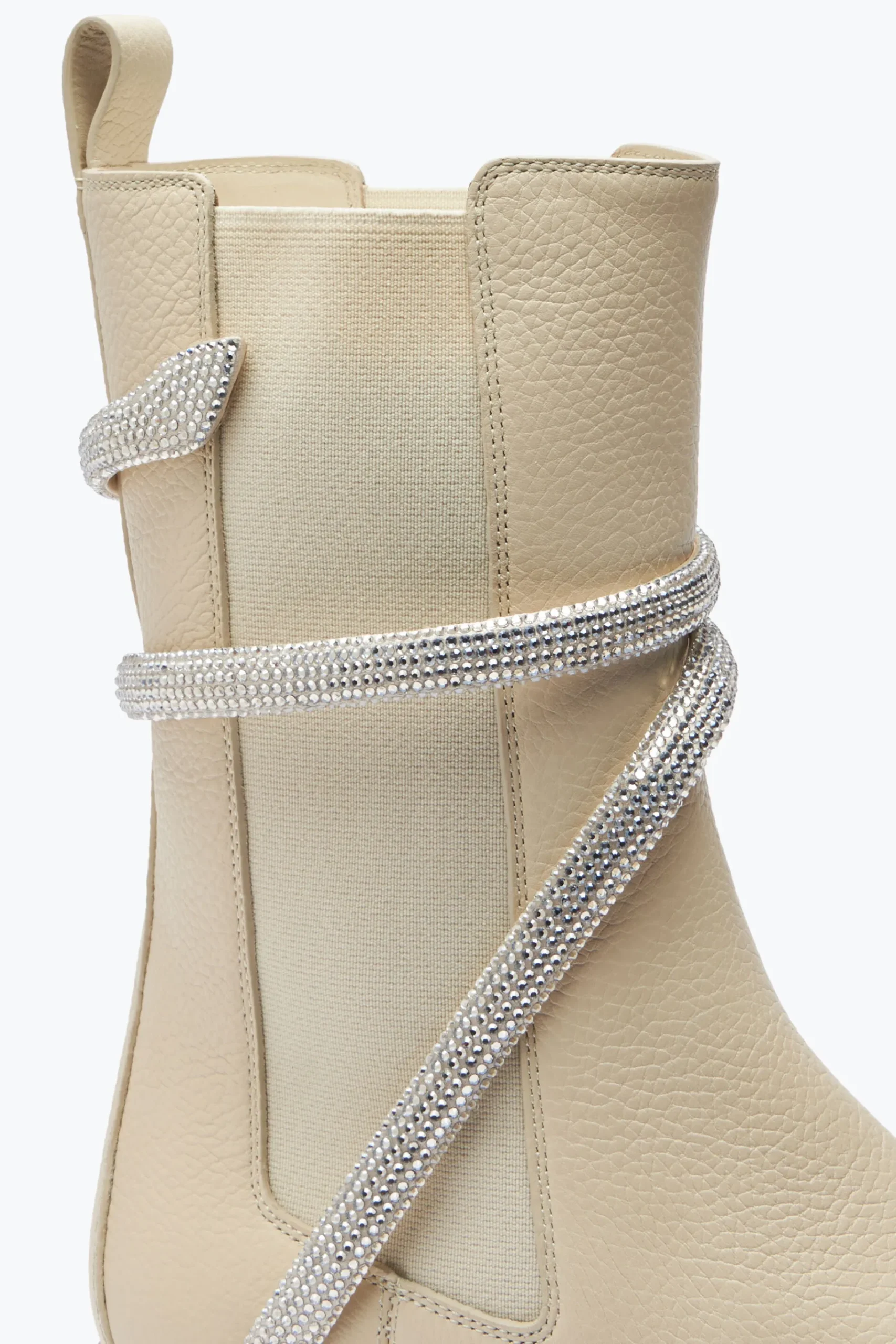 Stivali^Rene Caovilla Stivaletto Cleo in pelle 25 Bianco